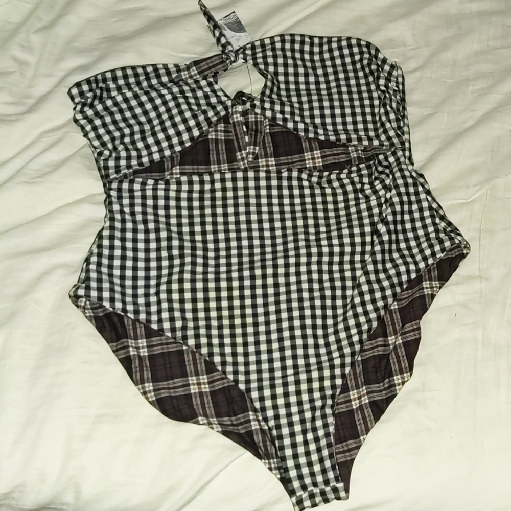 Reversible One Piece Bathing Suit